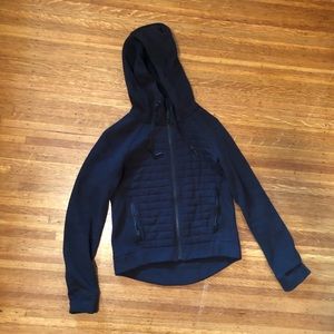Lululemon ribbed zip up scuba hoodie